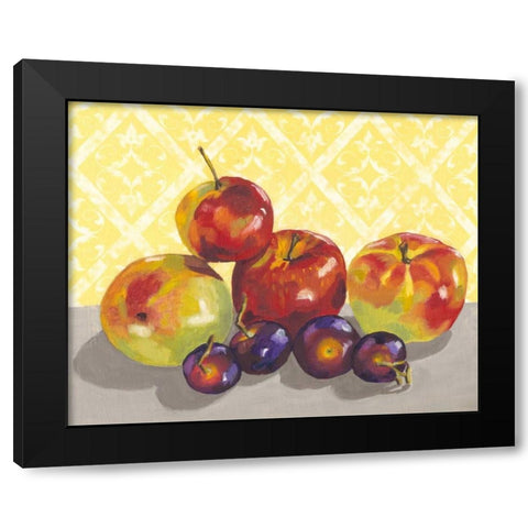 Ripe Fruit II Black Modern Wood Framed Art Print by Miller, Dianne