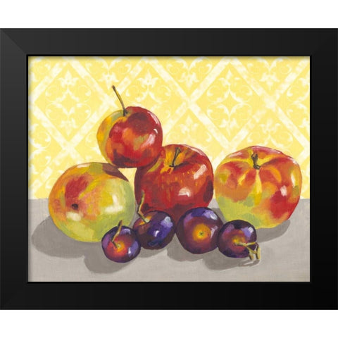 Ripe Fruit II Black Modern Wood Framed Art Print by Miller, Dianne