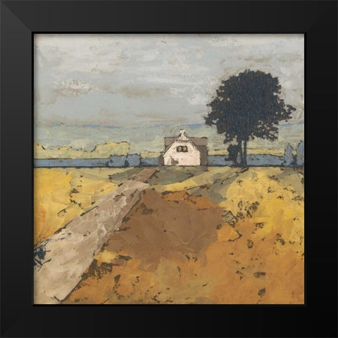 Pastoral Charm II Black Modern Wood Framed Art Print by Meagher, Megan