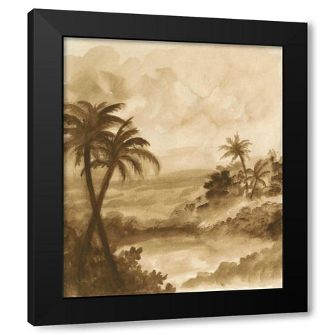 British Tropics I Black Modern Wood Framed Art Print with Double Matting by McCavitt, Naomi