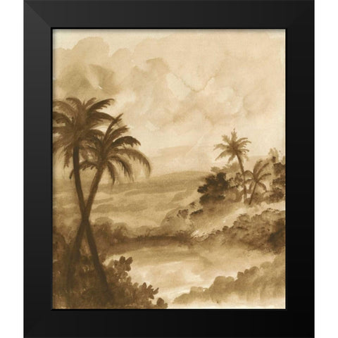 British Tropics I Black Modern Wood Framed Art Print by McCavitt, Naomi