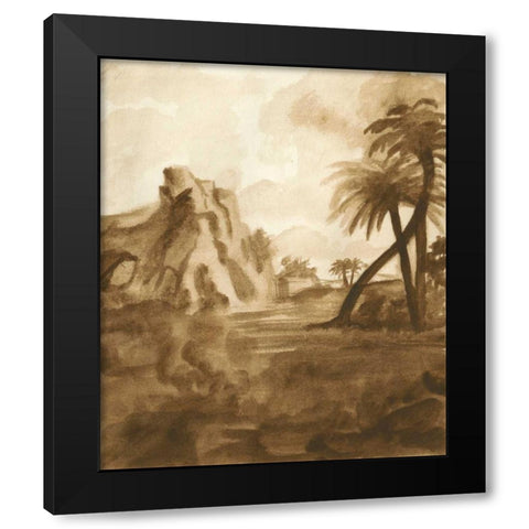 British Tropics II Black Modern Wood Framed Art Print by McCavitt, Naomi