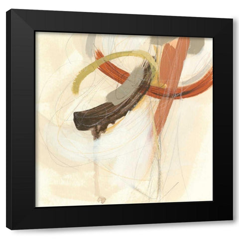 Upstage I Black Modern Wood Framed Art Print with Double Matting by Vess, June Erica