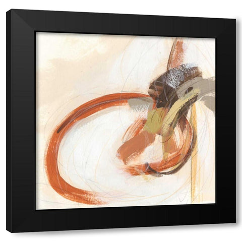 Upstage III Black Modern Wood Framed Art Print by Vess, June Erica