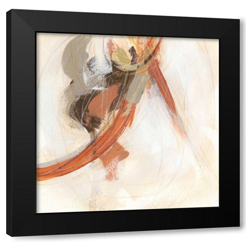 Upstage IV Black Modern Wood Framed Art Print by Vess, June Erica