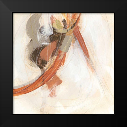 Upstage IV Black Modern Wood Framed Art Print by Vess, June Erica