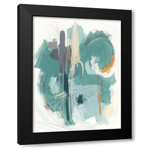 Rhythm Rhapsody I Black Modern Wood Framed Art Print with Double Matting by Vess, June Erica