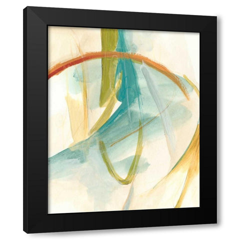 Vertigo I Black Modern Wood Framed Art Print by Vess, June Erica
