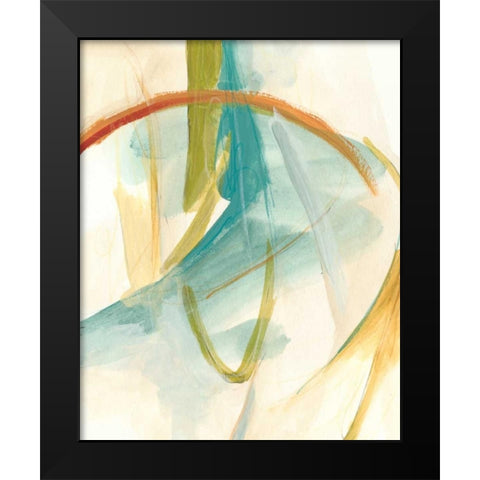 Vertigo I Black Modern Wood Framed Art Print by Vess, June Erica
