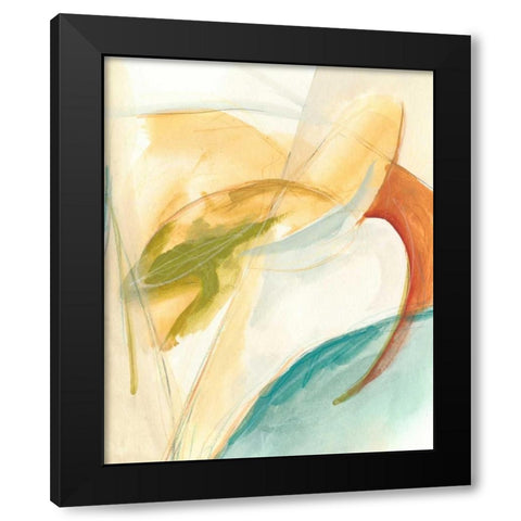 Vertigo II Black Modern Wood Framed Art Print by Vess, June Erica