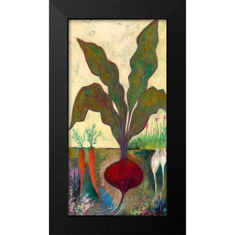Veggie Garden II Black Modern Wood Framed Art Print by Altug, Mehmet
