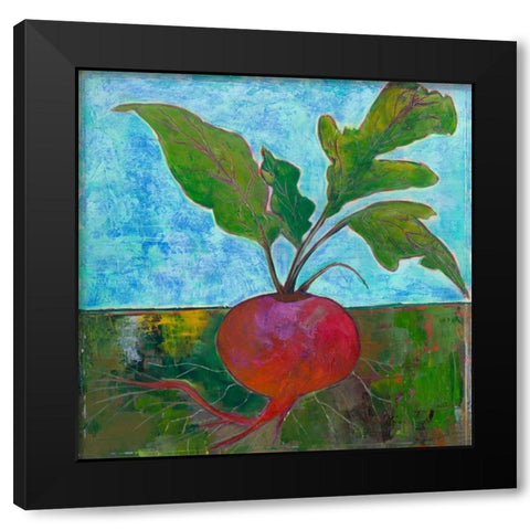 Veggie Garden III Black Modern Wood Framed Art Print with Double Matting by Altug, Mehmet