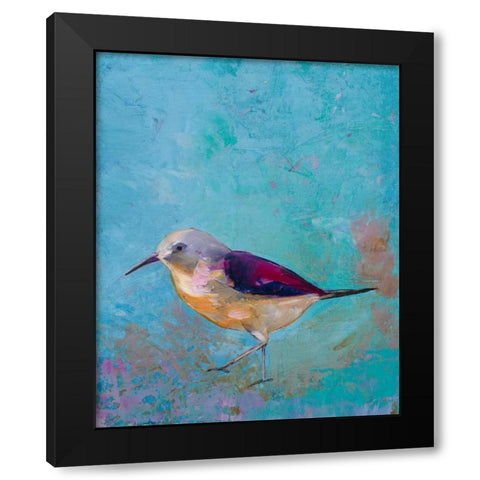 Vibrant Shorebird I Black Modern Wood Framed Art Print with Double Matting by Altug, Mehmet