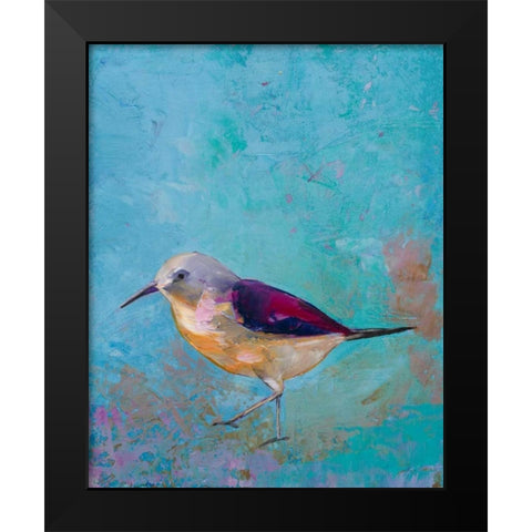 Vibrant Shorebird I Black Modern Wood Framed Art Print by Altug, Mehmet