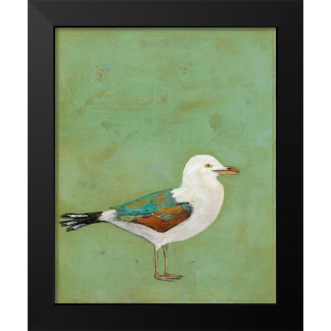 Vibrant Shorebird II Black Modern Wood Framed Art Print by Altug, Mehmet