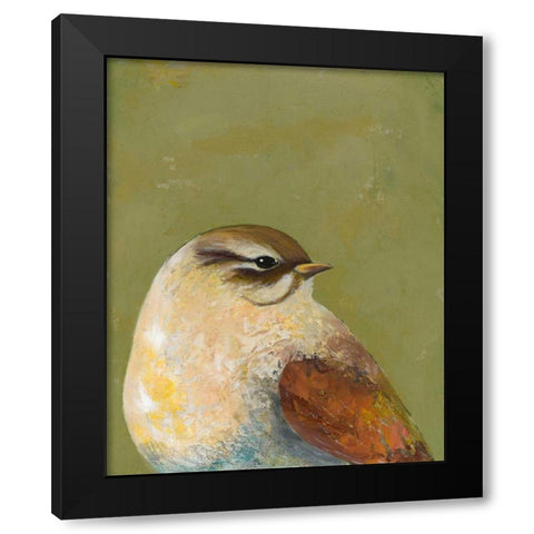 Bird Portrait I Black Modern Wood Framed Art Print with Double Matting by Altug, Mehmet