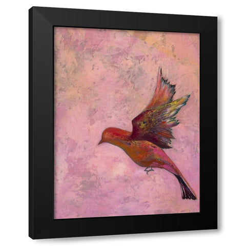 Bright Wings III Black Modern Wood Framed Art Print by Altug, Mehmet
