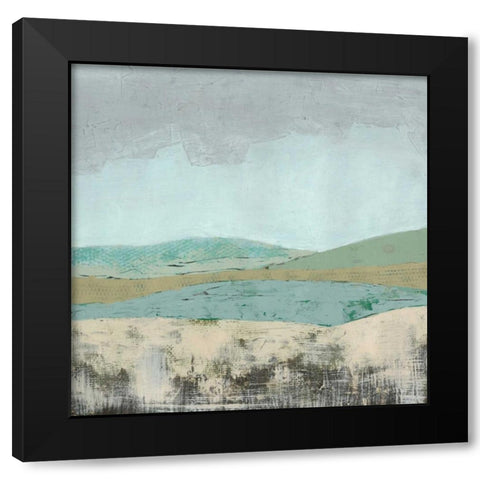 Pastel Mooreland II Black Modern Wood Framed Art Print with Double Matting by Popp, Grace