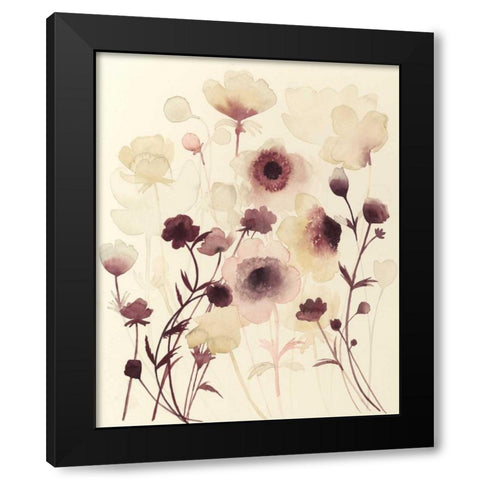 Anemone Haze I Black Modern Wood Framed Art Print by Popp, Grace
