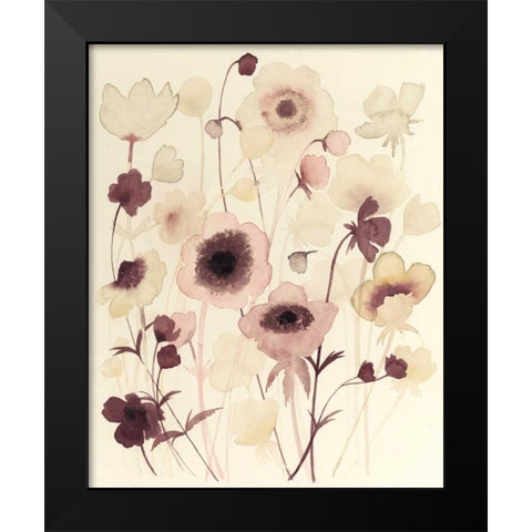 Anemone Haze II Black Modern Wood Framed Art Print by Popp, Grace