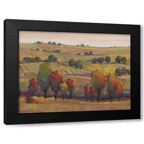 Rolling Hills I Black Modern Wood Framed Art Print with Double Matting by OToole, Tim