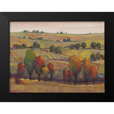 Rolling Hills I Black Modern Wood Framed Art Print by OToole, Tim