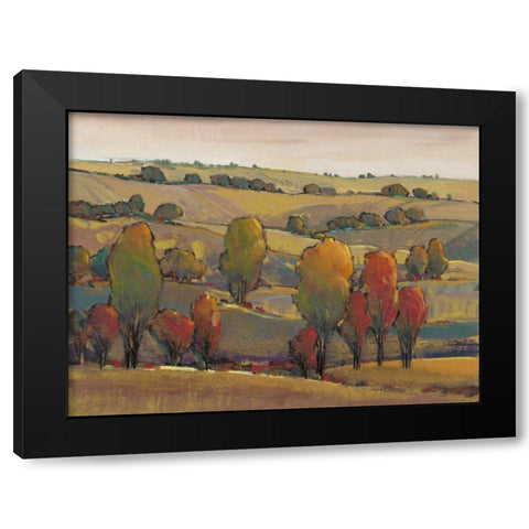 Rolling Hills II Black Modern Wood Framed Art Print with Double Matting by OToole, Tim