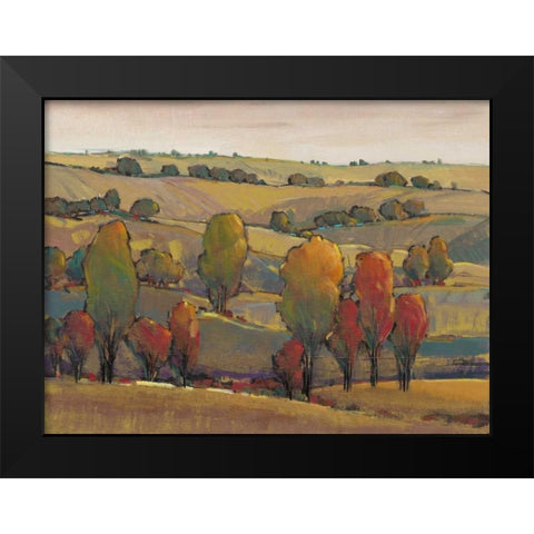 Rolling Hills II Black Modern Wood Framed Art Print by OToole, Tim