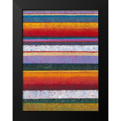 Tulip Fields I Black Modern Wood Framed Art Print by OToole, Tim