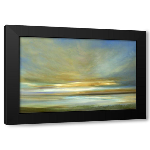 Light on the Dunes Black Modern Wood Framed Art Print with Double Matting by Finch, Sheila