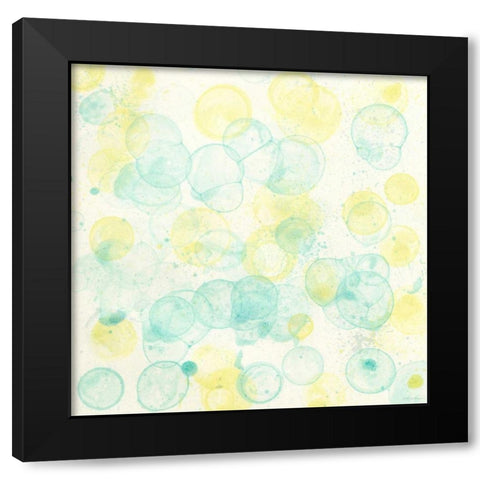 Ocean Tetra I Black Modern Wood Framed Art Print with Double Matting by Lam, Vanna