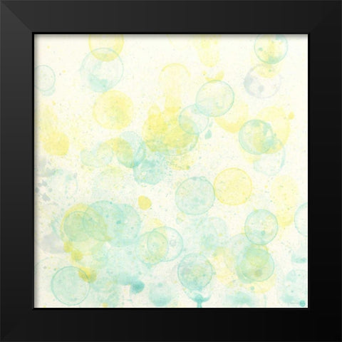 Ocean Tetra II Black Modern Wood Framed Art Print by Lam, Vanna