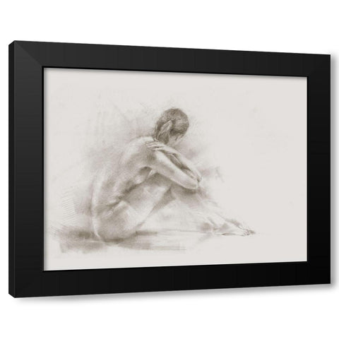 Form Study I Black Modern Wood Framed Art Print with Double Matting by Harper, Ethan