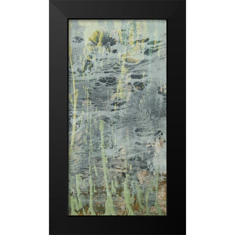Marbled Plane II Black Modern Wood Framed Art Print by Goldberger, Jennifer