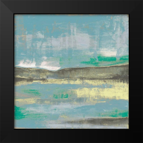 Cool Horizon III Black Modern Wood Framed Art Print by Goldberger, Jennifer