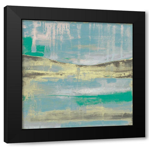 Cool Horizon IV Black Modern Wood Framed Art Print with Double Matting by Goldberger, Jennifer