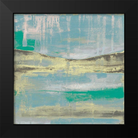 Cool Horizon IV Black Modern Wood Framed Art Print by Goldberger, Jennifer