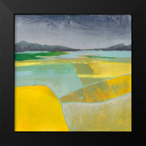 Golden Valley I Black Modern Wood Framed Art Print by Popp, Grace