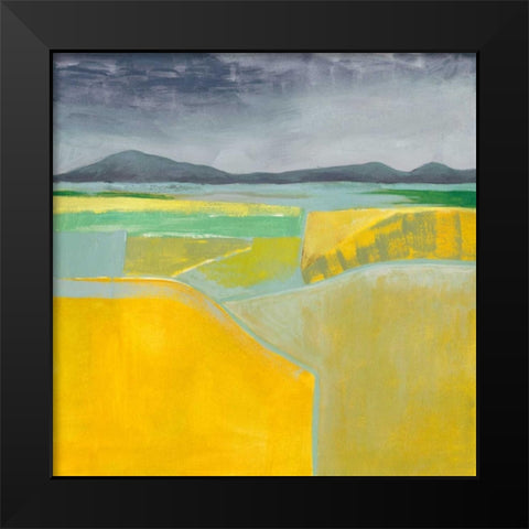 Golden Valley II Black Modern Wood Framed Art Print by Popp, Grace