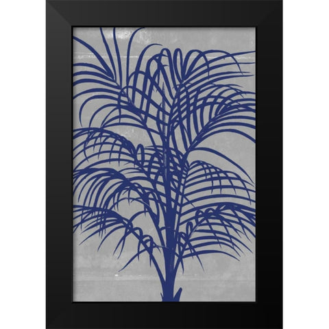 Chromatic Palms I Black Modern Wood Framed Art Print by Goldberger, Jennifer