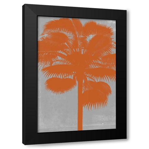 Chromatic Palms IV Black Modern Wood Framed Art Print by Goldberger, Jennifer