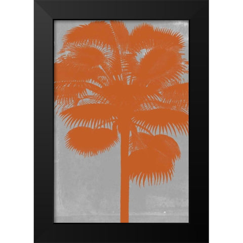 Chromatic Palms IV Black Modern Wood Framed Art Print by Goldberger, Jennifer