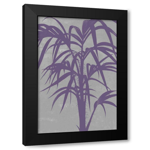 Chromatic Palms V Black Modern Wood Framed Art Print by Goldberger, Jennifer