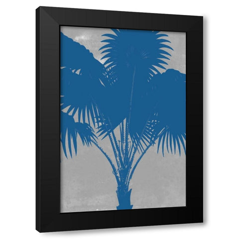Chromatic Palms VI Black Modern Wood Framed Art Print by Goldberger, Jennifer