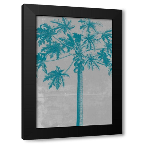 Chromatic Palms VIII Black Modern Wood Framed Art Print by Goldberger, Jennifer