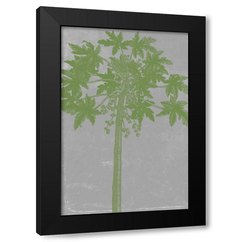 Chromatic Palms IX Black Modern Wood Framed Art Print by Goldberger, Jennifer