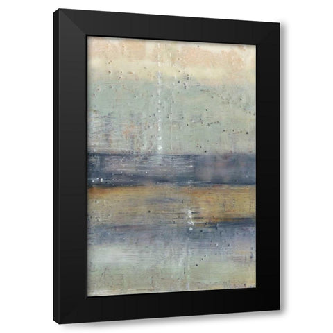 Glimmer I Black Modern Wood Framed Art Print with Double Matting by Jennifer Goldberger