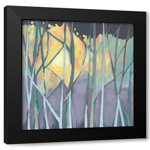 Tangled Twilight I Black Modern Wood Framed Art Print with Double Matting by Popp, Grace