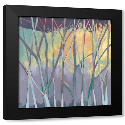 Tangled Twilight II Black Modern Wood Framed Art Print with Double Matting by Popp, Grace