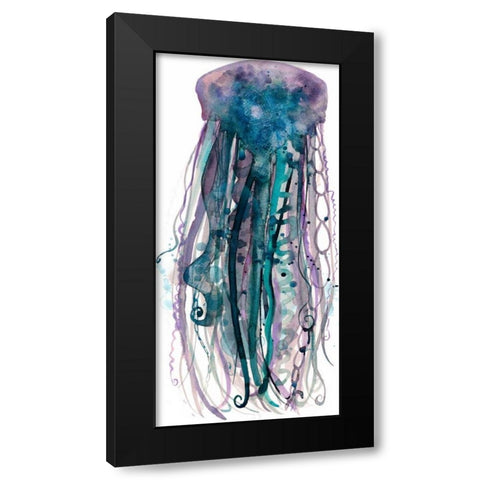 Tentacles IV Black Modern Wood Framed Art Print with Double Matting by Popp, Grace